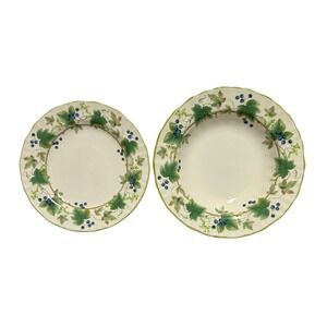 Mikasa Chelsea Vine DD002 Lot of 2 – Salad Plate &‎ Rim Soup Bowl Malaysia